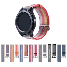 22 мм спортивный тканый нейлоновый наручный ремешок для samsung Шестерни S3 R760 R770 сменный Браслет& Frontier/классический ремешки для умных часов