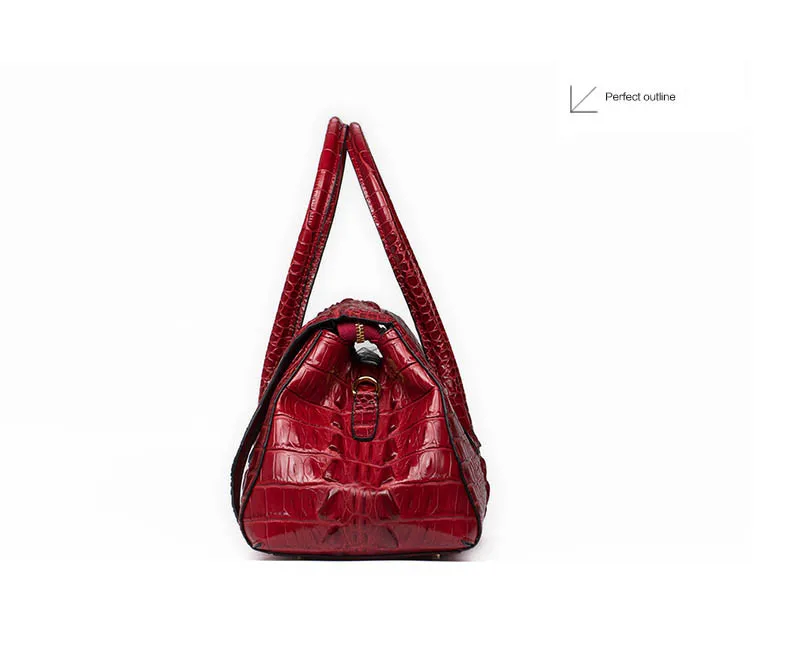 Женская сумка из натуральной кожи, модная сумка-мессенджер с узором «крокодиловая кожа», сумка-мессенджер в стиле ретро, сумка Diana, пакет