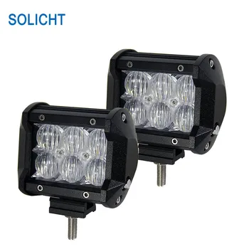 

SOLICHT 2X4inch 30W LED Driving Light Bars 4x4 12V 5D luces led coche SUV Offroad ATV Motorcycle LED Daytime Running Lightbar
