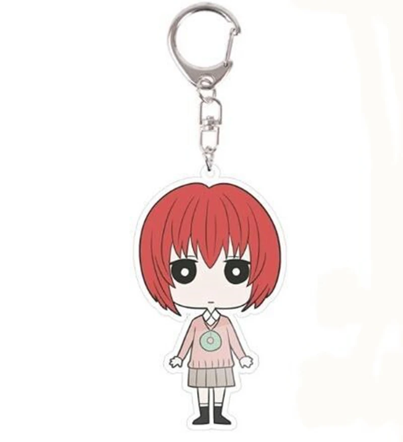 Anime The Ancient Magus' Bride Key Chain Chise Hatori Elias Ainsworth Keyring Key Chains (5)