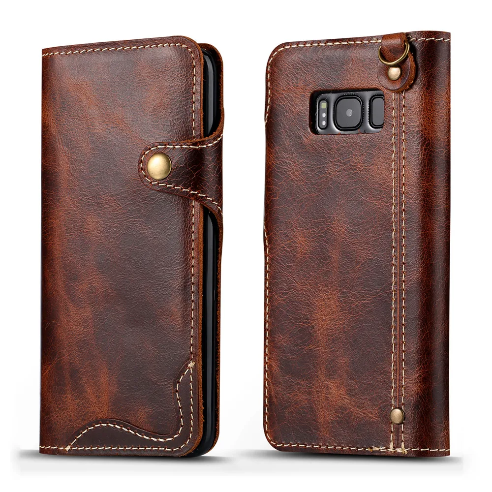 bilder für Neue luxus marke echtes leder-kasten für samsung galaxy s8 oder s8 plus flip abdeckung mit kartenhalter und brieftasche s8plus stil bilder für Neue luxus marke echtes leder-kasten für samsung galaxy s8 oder s8 plus flip abdeckung mit kartenhalter und brieftasche s8plus stil