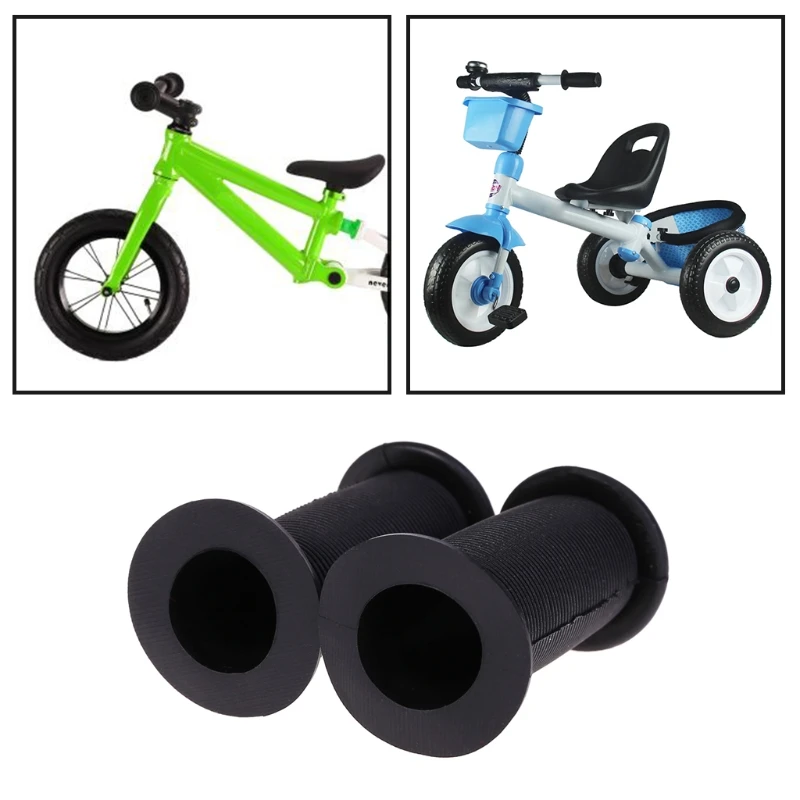 Плата за доставку, 1 пара велосипедных ручек, детский велосипед, трехколесный скутер, нескользящая резьба, резиновая ручка для 22,2 мм руля