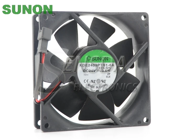 SUNON KDE2409PTB1-6A 9 см 92*92*25 мм 9225 24V 3,6 W чехол вентилятор-инвертор для сервера