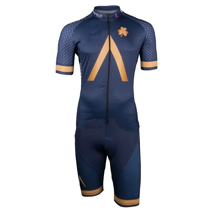 AQUA BLUE PRO TEAM Skinsuit боди Лето Велоспорт Джерси НАБОРЫ MTB велосипед велоодежда MTB Майо Ropa Ciclismo - Цвет: Синий