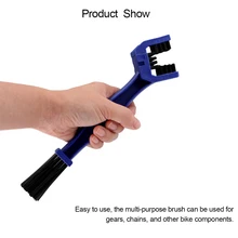 Чистящая Щетка для мотоцикла, щетка для колеса, коленчатый набор, кисть для цепи, шестерня, цепное колесо, маховик, очистка цепей, синий