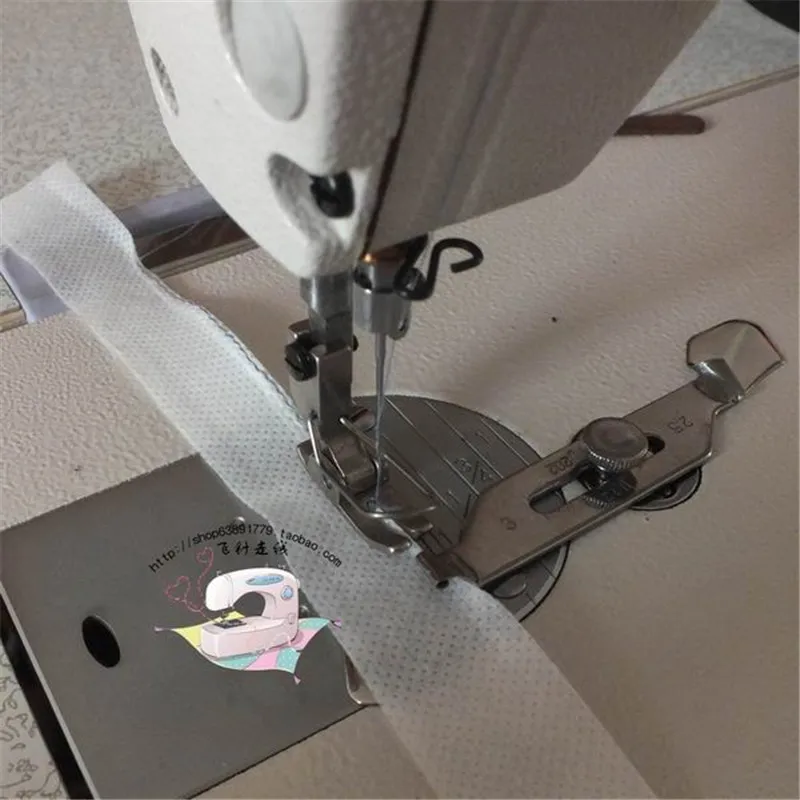 Промышленная швейная машина части обжимные прижимные лапки швейная машина прижимная лапка, оба конца могут быть обжаты, 1 фут 2 размера