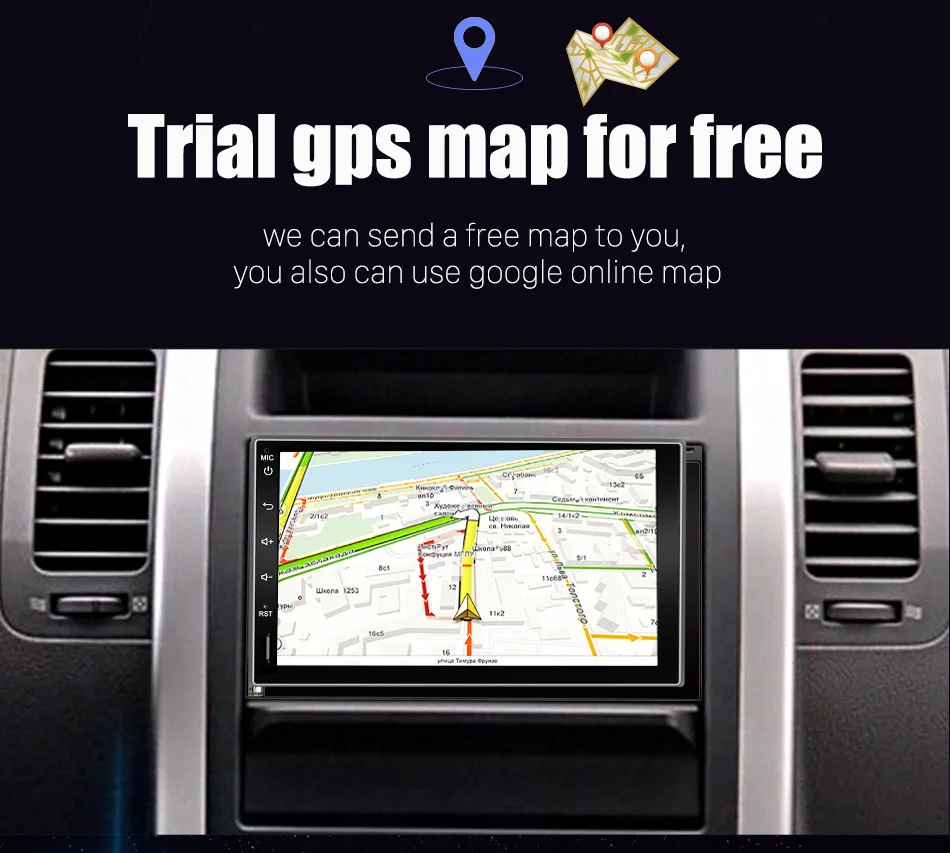Flash Deal Eunavi Octa Core 2 din android 9.0 car dvd multimedia player universal 2din GPS Navi audio stereo radio headunit IPS Screen wifi 8