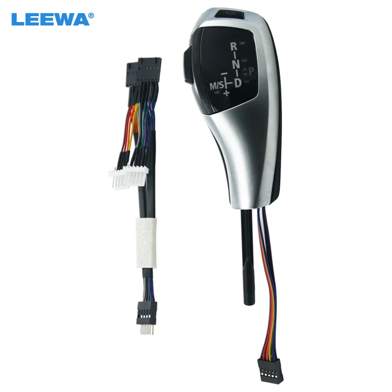 LEEWA обновления для LHD светодио дный электронный Шестерни Ручка переключения для BMW E90 предварительно подтяжку лица и обновленной/E92 предварительно подтяжку лица/E93# CA5816