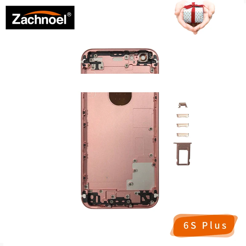 

Back Housing for iPhone 6S Plus 6SPlus Battery Door Cover Case Middle Frame Chassis Body Replacement Gold Black Silver Free IMEI