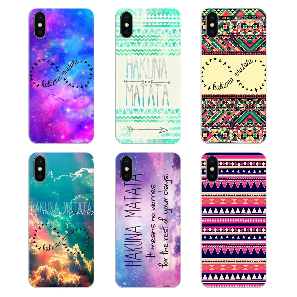 For Huawei P20 Lite Nova 2i 3i 3 GR3 Y6 Pro Y7 Y8 Y9 Prime 2018 2019 Hakuna Matata Aztec Andes Tribal Pattern Soft Silicone Case |
