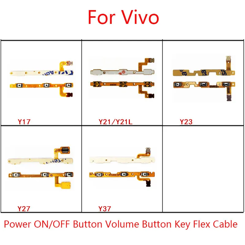 Чехол для Vivo Y17 Y21 Y23 Y27 Y28 Y29 Y31 Y33 Y35 Y37 Мощность вкл/выкл кнопка громкости клавиша