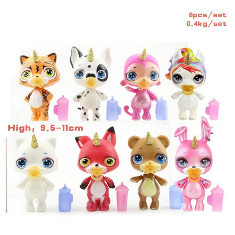 

8pcs/set Poopsie Slime Surprise Unicorn Spit Mucus Doll Toys Hobbies Stress Relief Toy Squeeze For Children squishy