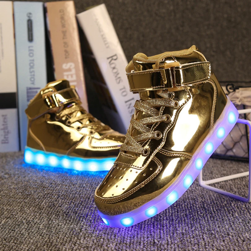 New Charger glowing sneakers Lighted shoes for Boy&Girl led shoes for children led slippers Luminous Sneakers Sport roller skate|Skateboarding Shoes| - AliExpress