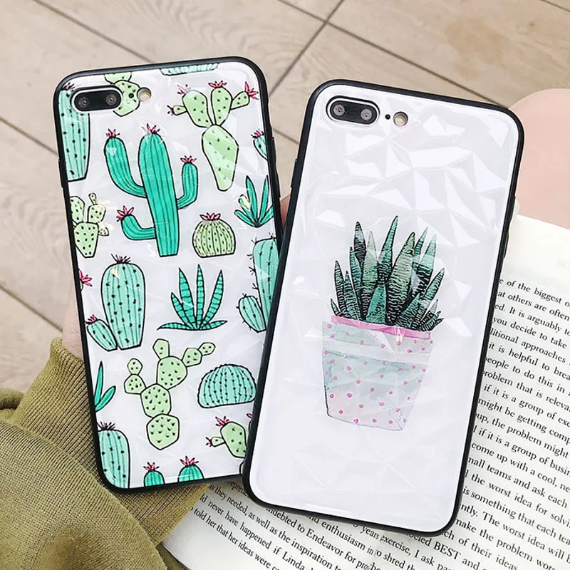 

Luxury 3D Diamond Texture Plant Cactus Case for Huawei P30 PRO P20 Lite Mate 20 PRO Nova 3 3i 4 Honor 8X Phone Cases Cover Coque