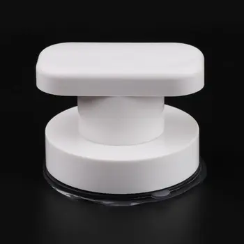 

Sucker Handle Sliding Door Refrigerator Cupboard Pulls Wall Mounted Handrail ABS 6.6x5cm