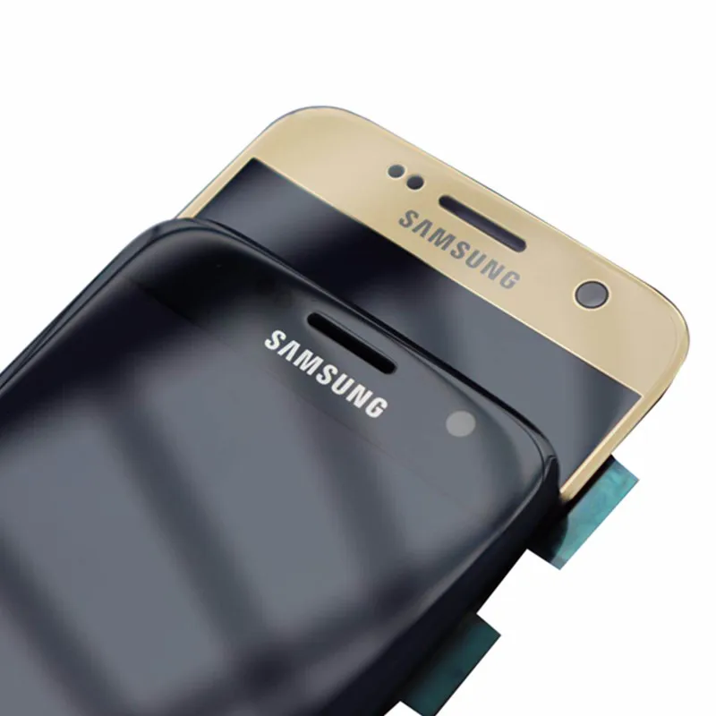 5,1 '' Супер AMOLED дисплей для samsung Galaxy S7 G930 G930FD G930F ЖК-дисплей с кодирующий преобразователь сенсорного экрана в сборе Замена