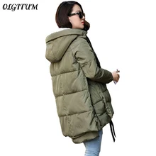 Free Shipping 2018 New Aarrivals Fashional Women jacket Hoody Long Style Warm Winter Coat Women Plus