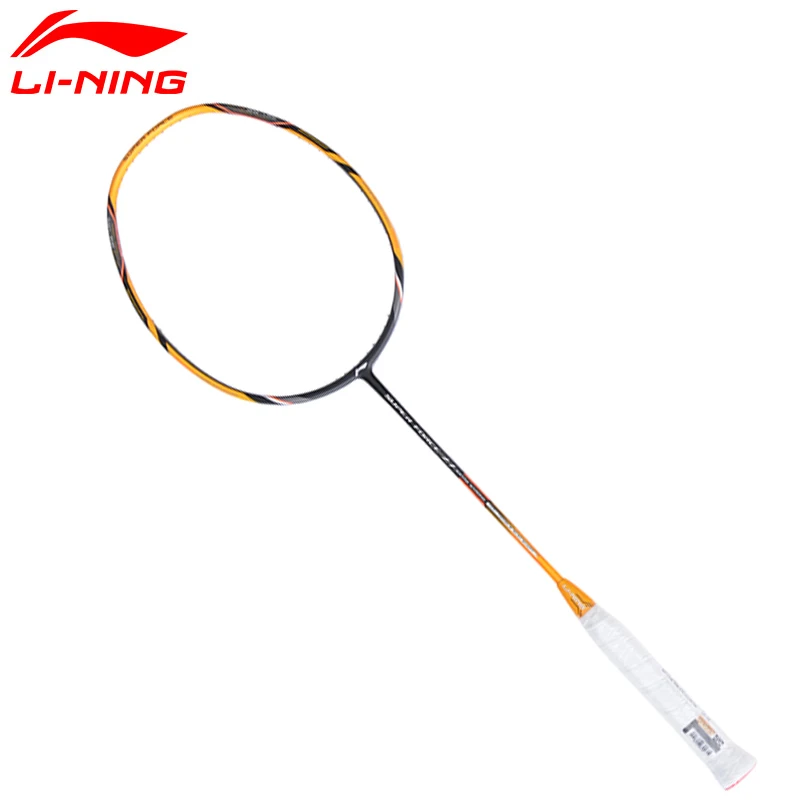 Li-Ning Super Force 27 ракетки для бадминтона, одна ракетка, углеродное волокно, высокая прочность, тонкий вал, ракетки lining AYPM222 ZYF210