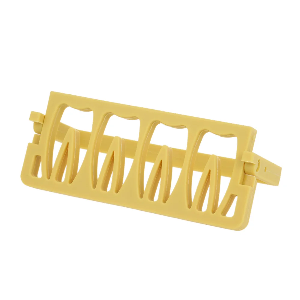 Стоматологический Endo корень канал держатель для файлов 8 отверстий пластиковый стоматологический держатель дезинфекция стойка для измерения стойка для инструмента стоматологические инструменты - Цвет: Yellow