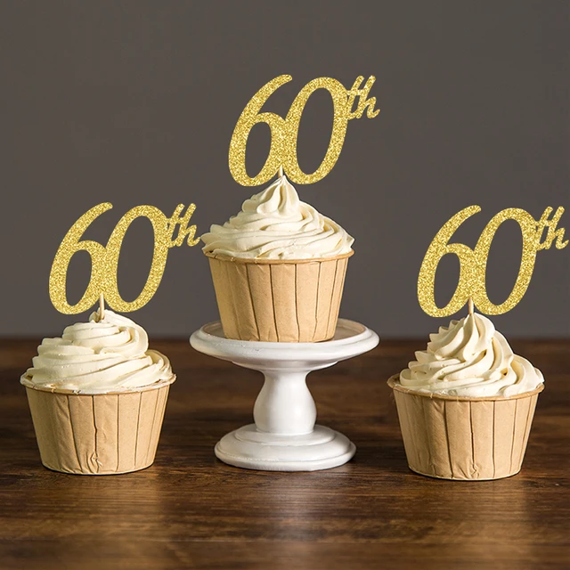 Th Birthday Cupcake Decorations Th Birthday Cupcake Decorations