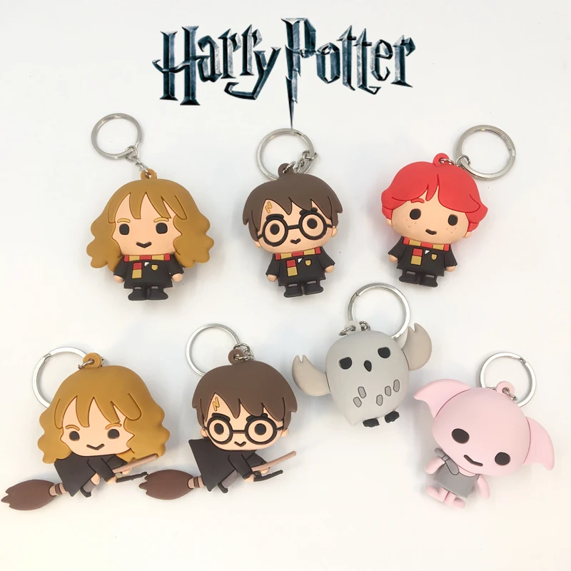 

28 Kinds THE MIRROR OF ERISED Fantastic Beasts Keychain Action Figure Hegwig Frog Golden Snitch the Deathly Hallows Harri Potter