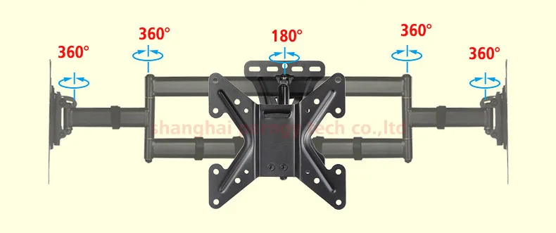 LCD-XD2373 Full Motion 1"-37" панель дисплея ТВ настенное крепление Макс. VESA 200*200 мм загрузка 30 кг держатель монитора поддержка