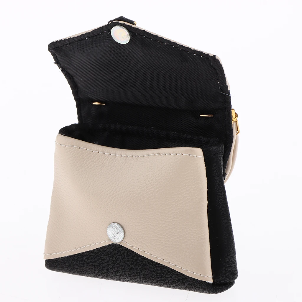 White&Black Fashionable Artificial Leather Miniature Dolls Handbag Purse Bag for 1/6 Girl Doll Clothing Accessories Gift for Kid