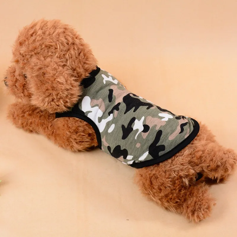 Buy Summer Pet Dog Camouflage T Shirt for Husky