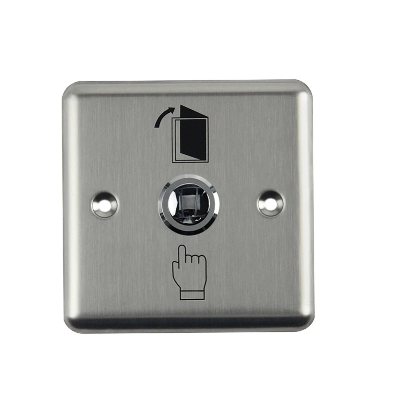 Кнопочный Переключатель выхода из нержавеющей стали для открывания дверей с датчиком открывания для магнитного замка обеспечение домашней безопасности