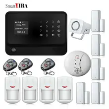 SmartYIBA G90B Plus GSM/wifi/GPRS комплекты охранной сигнализации приложение управление IOS Android Wi-Fi защита от взлома сигнализация движения двери