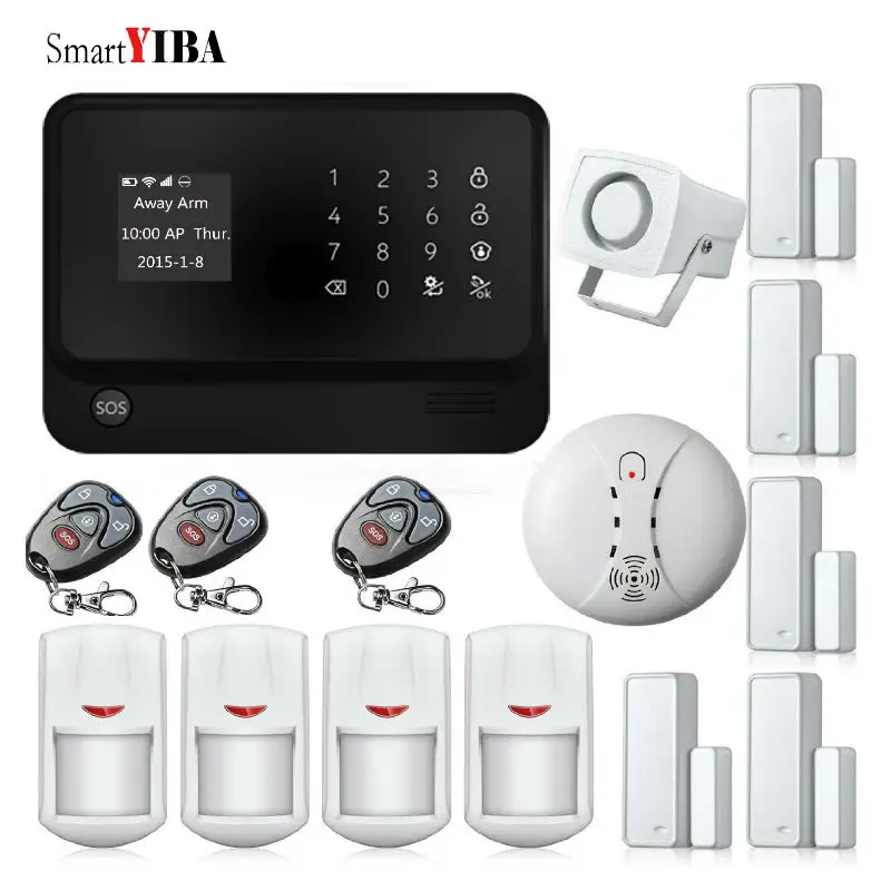 Охранная сигнализация SmartYIBA G90B Plus охранная с поддержкой GSM/Wi-Fi/GPRS управление через