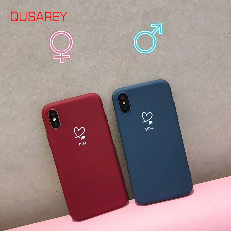 Qusarey Милые простые сердце печатных чехол для мобильного телефона с изображением