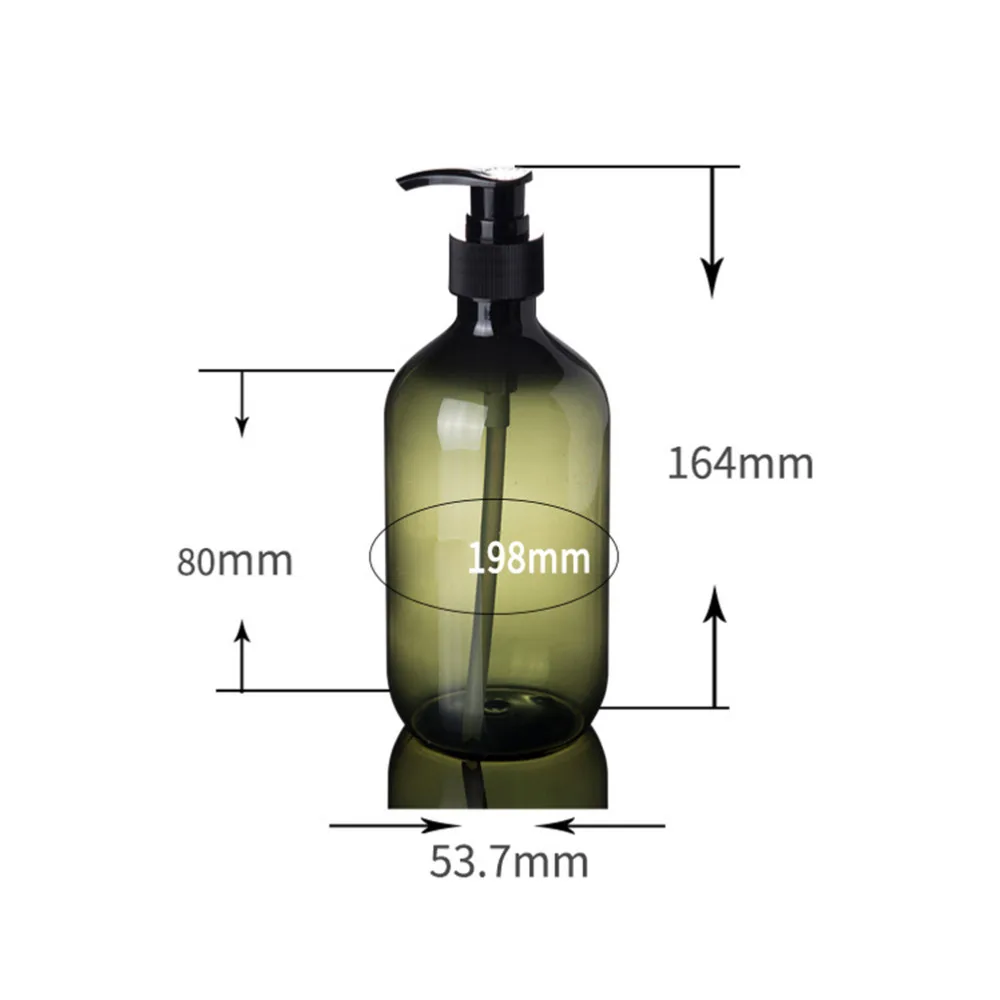 1 шт 300 мл пластиковые многоразовые бутылки с лосьоном для организации мыла шампунь бутылка из БФА