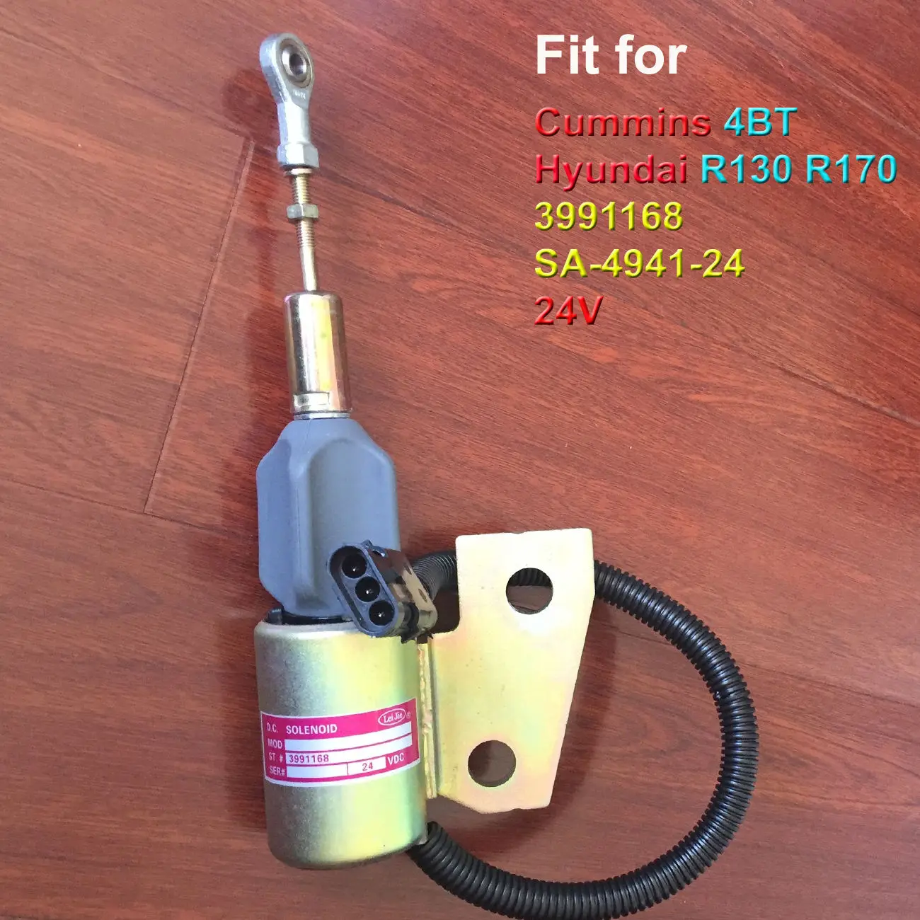 SA 4941 24 выключение электромагнитный 3991168 для Hyundai R130 R170 cummins 4BT|solenoid| |