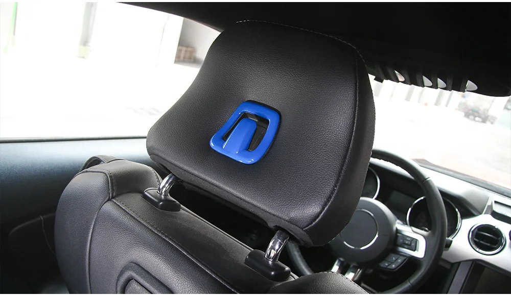 MOPAI Автомобильный интерьер ABS сиденья Подушка коврик крюк украшение накладка наклейки для Ford Mustang вверх Стайлинг автомобиля