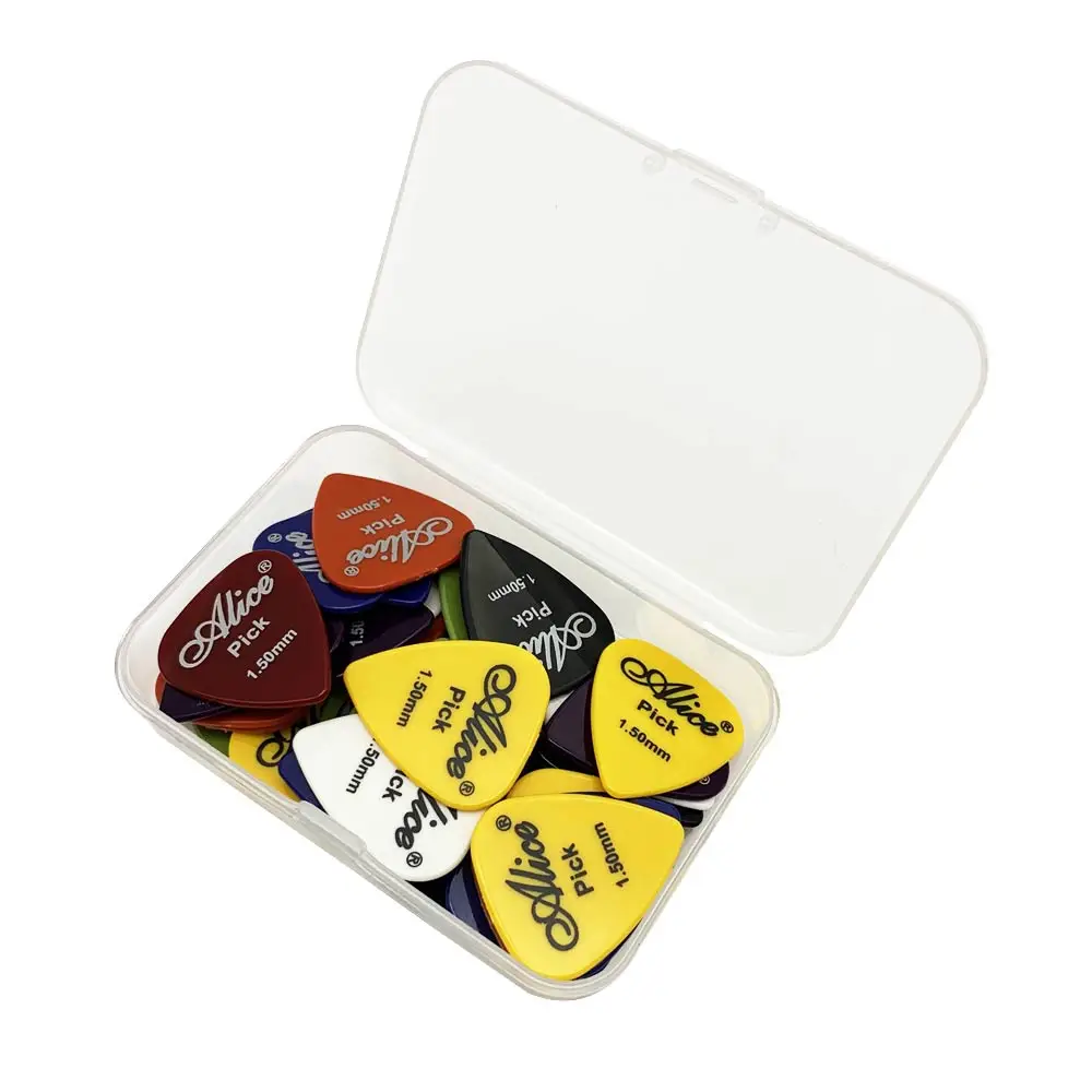 Гитарный медиатор Alice Plectrum 40 кирок и 1 коробка для хранения Palheta Guitarra толщина 0 58 71 81