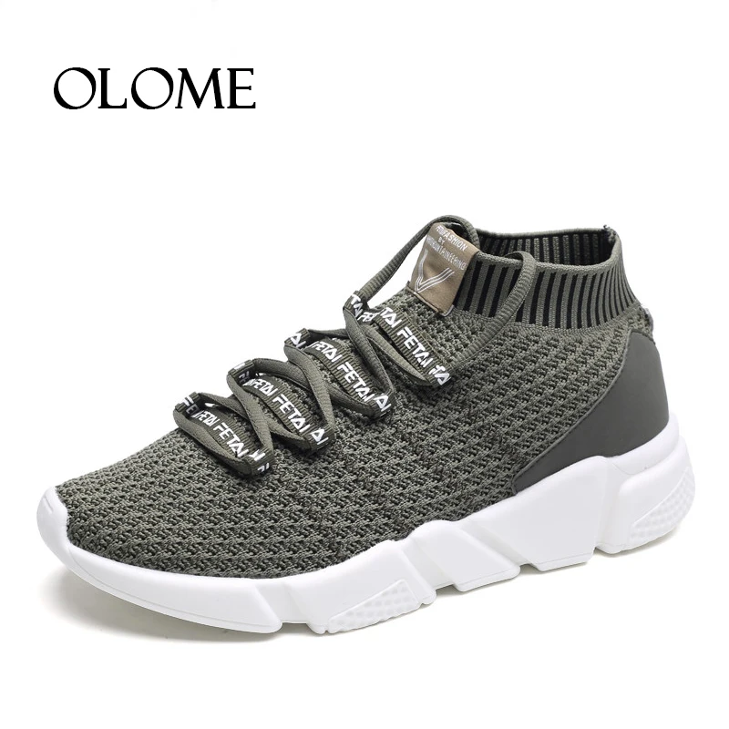

New Fashion Lightweight Lace-Up Rubber Mesh Casual Men's Sneakers Summer Breathable Sweat-Absorbent Outdoor Casual Men's Shoes
