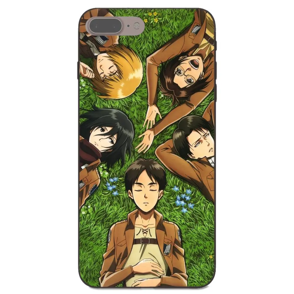 Аниме атака на Титанов Eren Levi Mikasa для Huawei Honor 5A 6A 6C 7A 7C 7X 8A 8C 8X 9 10 P8 P9 P10 P20 P30 Mini Lite