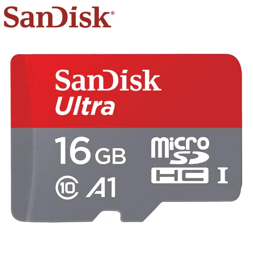 SanDisk 100% первоначально Micro SD карты 64 Гб 100 МБ/с. 16 ГБ 32 GB 128 GB 256 GB 200 GB 400 GB U1 Class 10 карт памяти microsd флэш-карты памяти