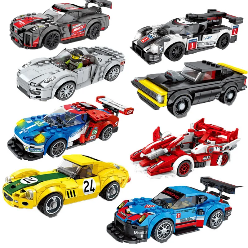 

New Creator City Super Racers Speed Champions SuperCar Racing Car Figures Building Blocks Bricks Toys With Legoinglys