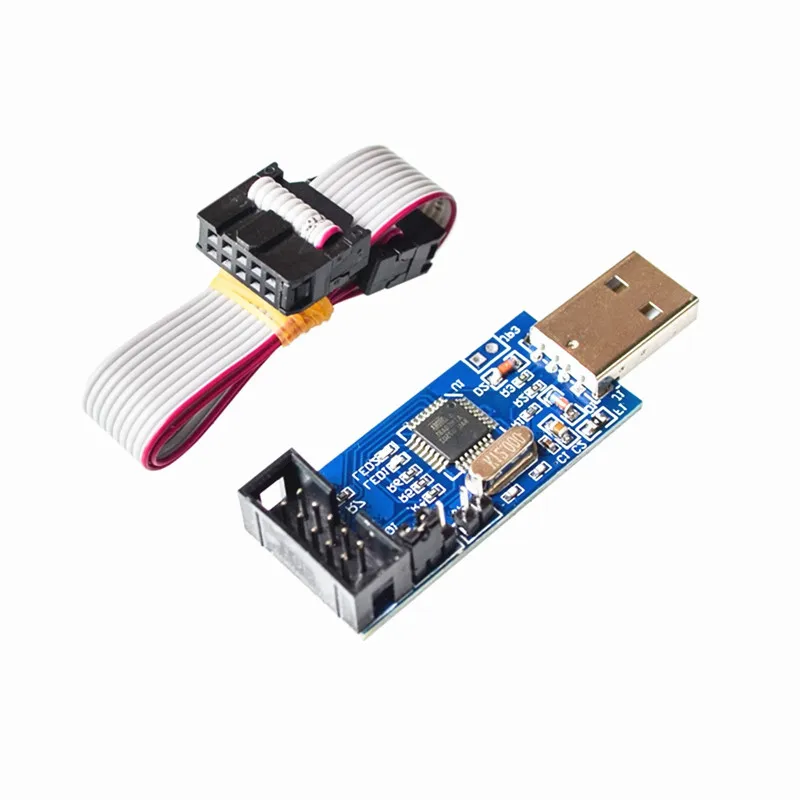 Программатор USB ISP ASP ATMEGA8 ATMEGA128 с поддержкой Win7 64K 1 шт. | Компьютеры и офис