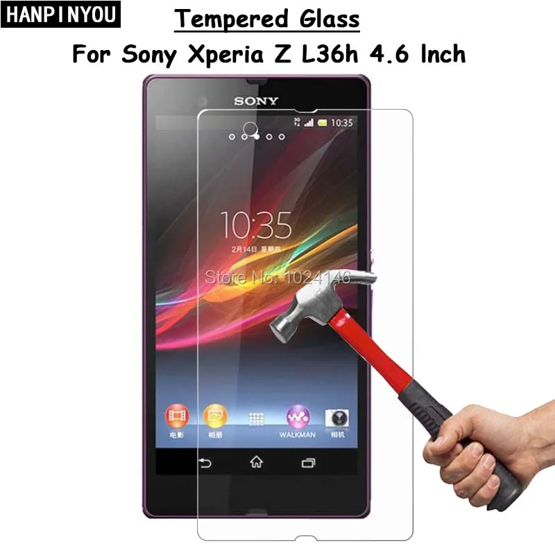 Для Sony Xperia Z L36H C6603 C6002 5 0 &quotзакаленное стекло для защиты экрана ультратонкая