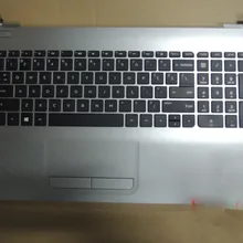Чехол для ноутбука c с подставкой для ладони с клавиатурой для hp для павильона 15-AY039WM 15-AY 855022-001 855027-001 US layout