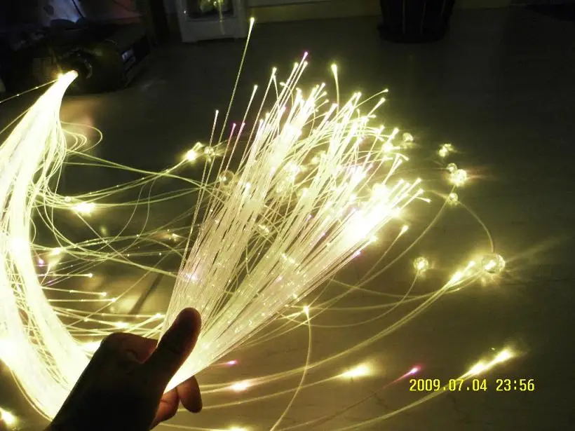 side emitting 0.75mm diameter/2700m/roll PMMA fiber optic cable for decoration lighting