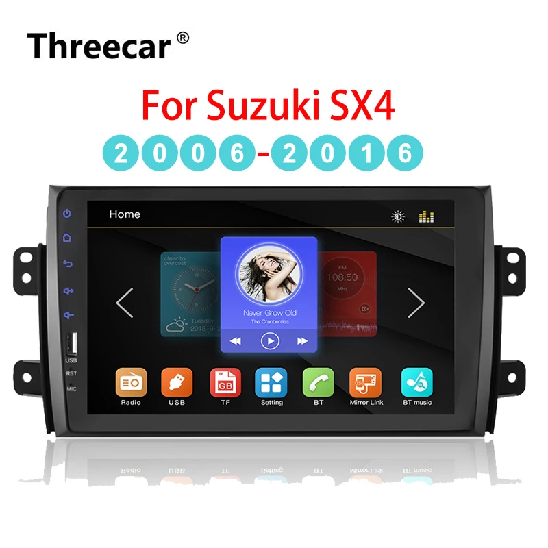 

9'' 2din Car Radio Player for Suzuki SX4 2006-2016 Mirrorlink Android Bluetooth Car Multimedia MP5 Player 2DIN Stereo Autoradio