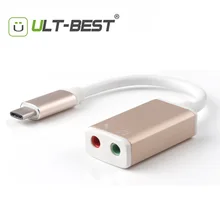 ULT Best USB Type C to Audio JackType C USB C to External Audio Stereo Sound Adapter with 3 5mm Speaker Headphone and Micro