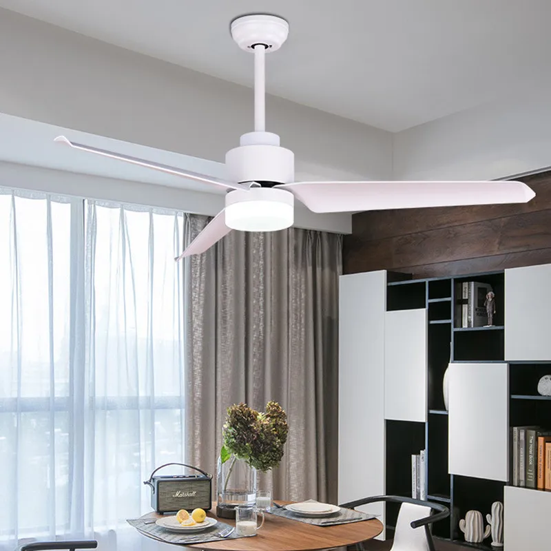 

high-quality copper wire windings Vintage Light Wooden Ceiling Fans Decor Remote Control Ceiling Fan Lights Ventilador LED 12W