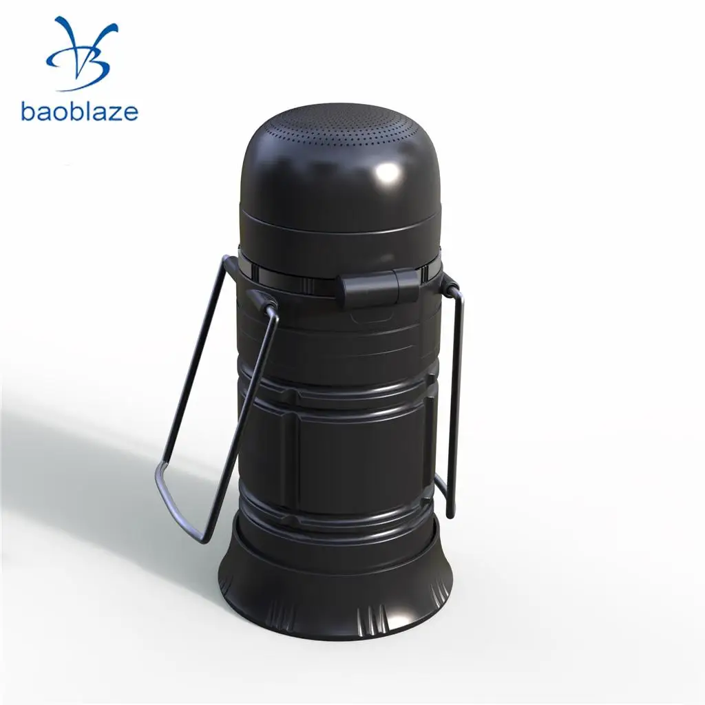 

Solar Power Charging Camping light,with LED Flashlight,Solar Power Charging,Bluetooth Speaker,Power Bank and FM radio