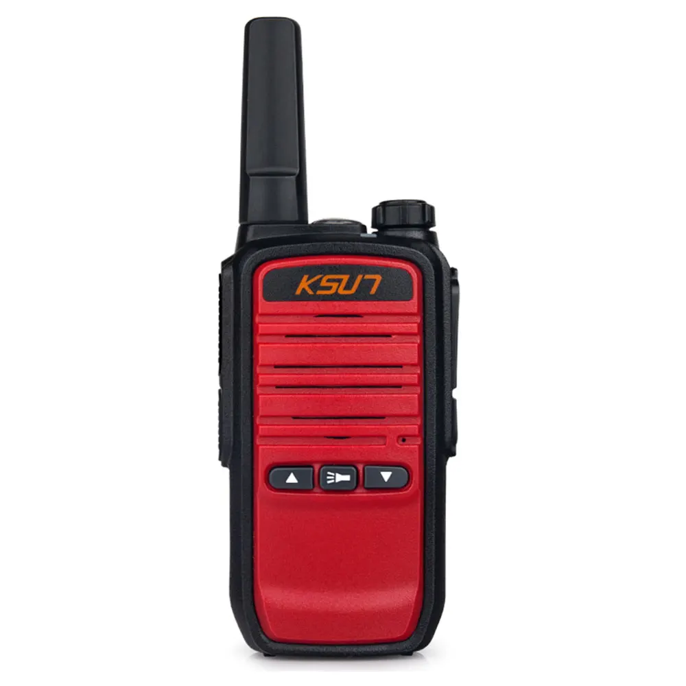 KSUN X-30 Мини версия портативная рация радио UHF 400-470MHz двухстороннее радио портативное коммуникатор портативный кв трансивер - Цвет: Красный