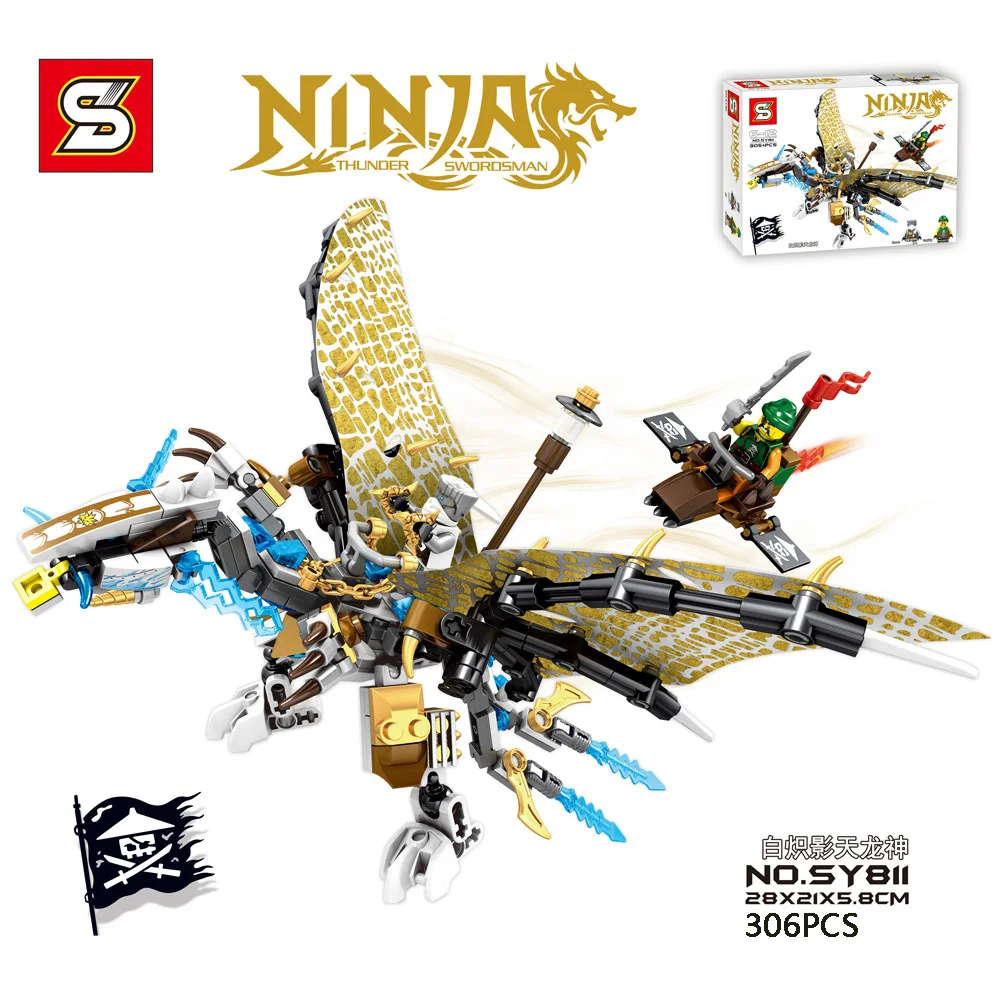 

Hot Ninjagoeinglys.Incandescent shadow dragon building block ninja Zane pirate Bucko fighter bricks compatible legoeinglys.toys